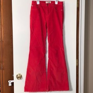 Free People corduroy flare pants